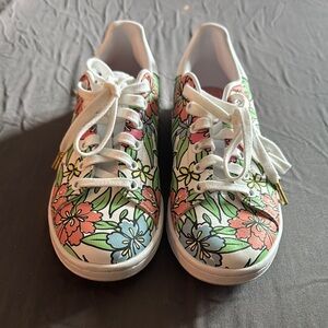 Adidas Stan Smith Floral Patterned Sneakers 5.5
